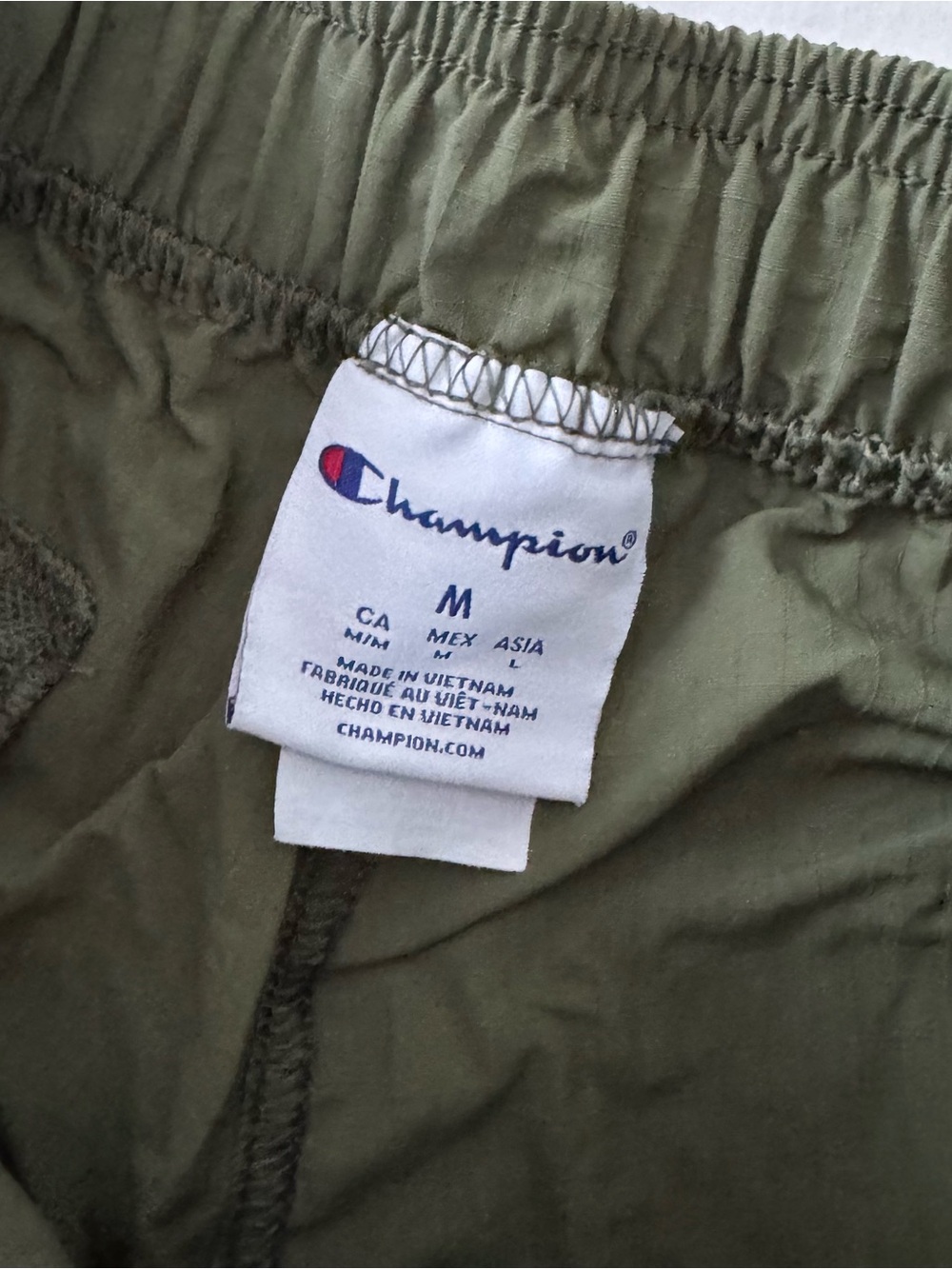 Champion Green Nylon Parachute Pants - Picture 3 of 3
